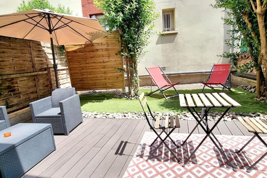 T2 Cosy & Garden - Hypercentre - Gare - Wifi Lejlighed Toulouse Eksteriør billede